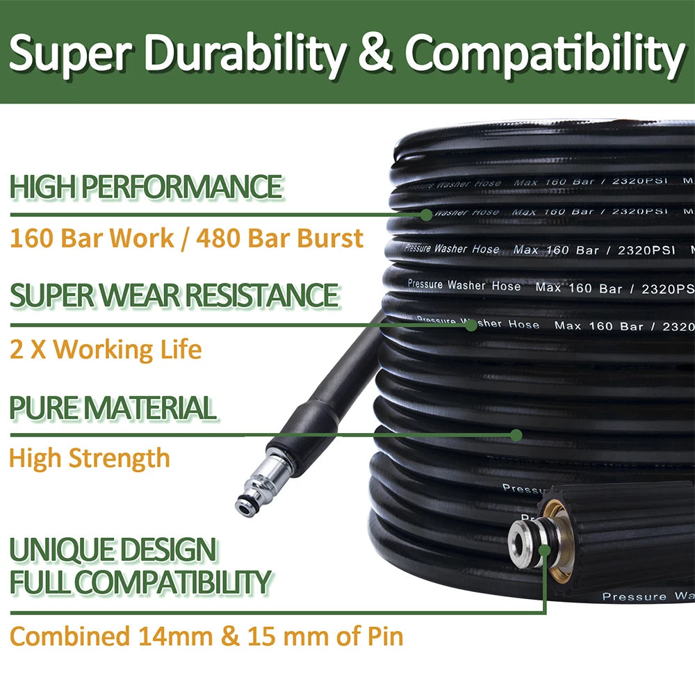 Pressure Washer Spray Gun Car Washer Jet Water Gun Nozzle for AR Blue Clean Black Decker Bosch Michelin Makita Pressure Washer