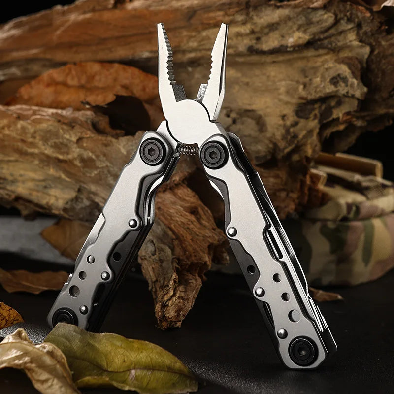 Multifunctional pliers mini tool pliers steel folding pliers multi-purpose knife pliers emergency outdoor home portable