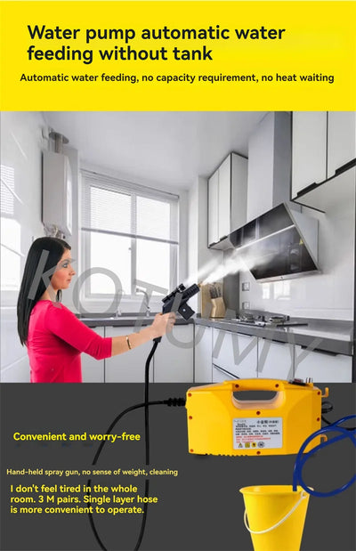 Steam Cleaning Machine Air Conditioning Kitchen Range Oil Stain Removal Machine Home Appliances Steam Cleaner