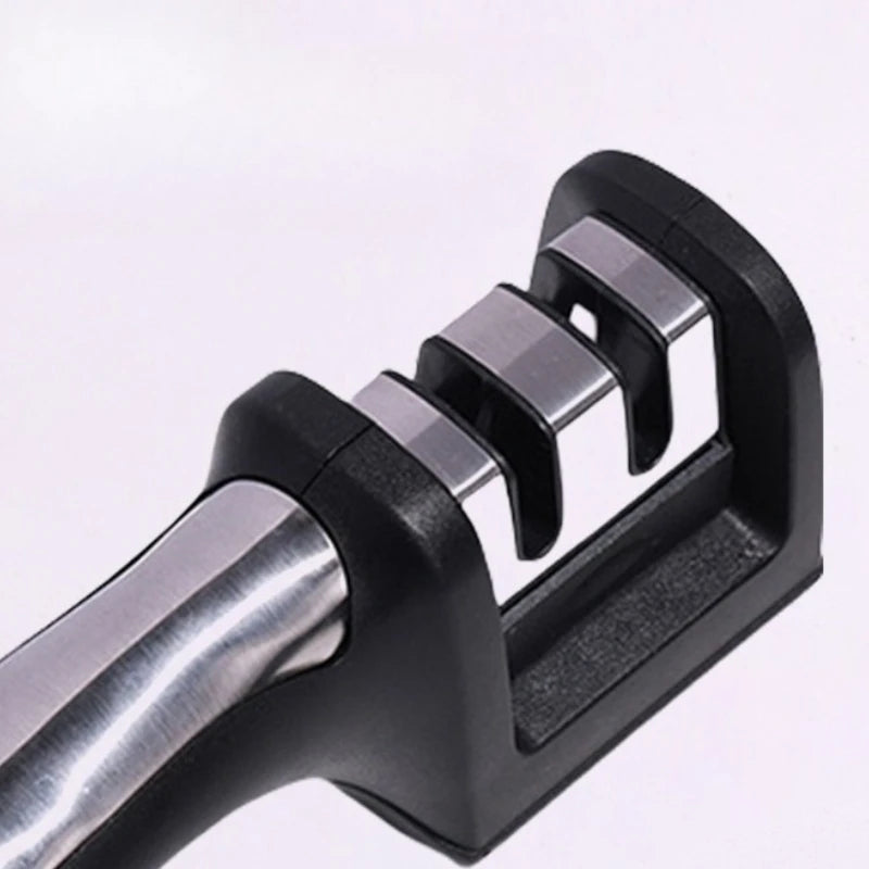 Kitchen Knife Edge-Eetting Tool Kitchen Two Segment Knife Sharpener Handheld Multi Function quick knife sharpening tool