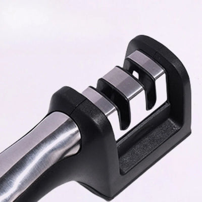 Kitchen Knife Edge-Eetting Tool Kitchen Two Segment Knife Sharpener Handheld Multi Function quick knife sharpening tool