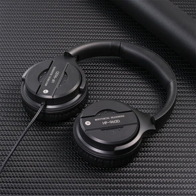Wired Professional Studio headphone DJ Headphones With Microphone Over Ear HiFi Monitor Music Headset Earphone For Phone PC