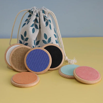 Children Montessori Sensory Toys Tactile Board Matching Game Tactile Classification Color Cognition Memory Training Kids Toys
