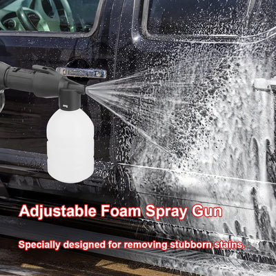 1000W 200Bar Electric Pressure Car Washer Multifuntional Portable High Power Cleaner with Foam Spray Water Gun for Home & Car