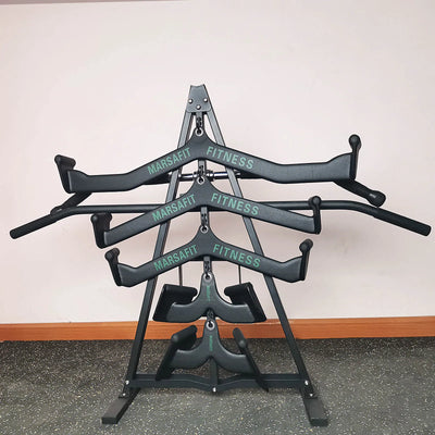 Wall Mount Fitness Equipment Storage Rack - Space-Saving Gym Organizer