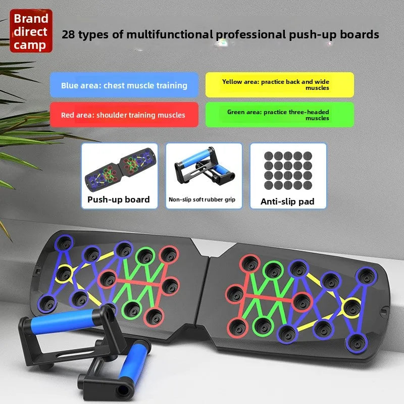 Push Up Board - Color-Coded Fitness System for Perfect Form