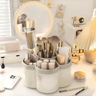 360-Degree Rotating Desktop Organizer Storage Box
