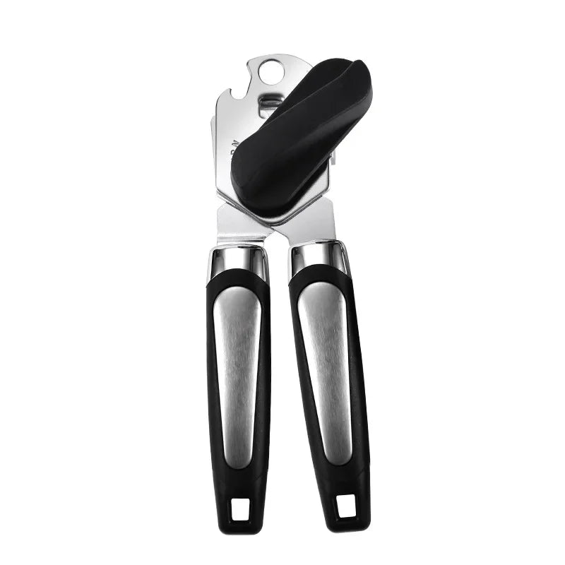 Easy Can Opener Safety Stainless Steel Manual Professional Effortless Openers with Turn Knob Household Kitchen Useful Tools