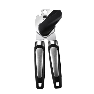 Easy Can Opener Safety Stainless Steel Manual Professional Effortless Openers with Turn Knob Household Kitchen Useful Tools