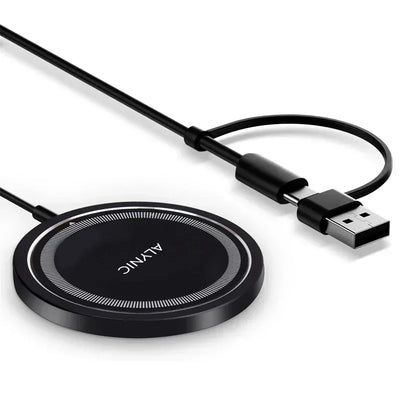 Magnetic Wireless Charger Pad Stand for iPhone 16 15 14 13 Pro Max Mini Airpods PD Macsafe Earphone Phone Fast Charging Station