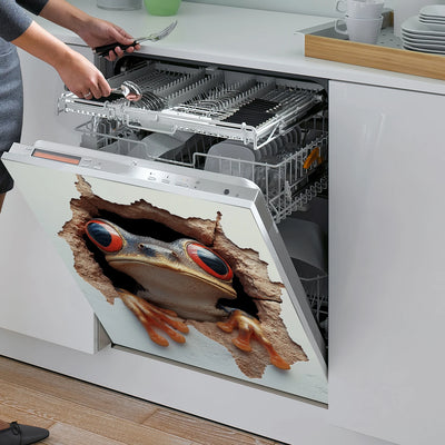 Easy-Clean Magnetic Dishwasher Door Cover - No Glue Needed, Perfect for Kitchen Decor & Stainless Steel Panels, 23.03x25.59 inch