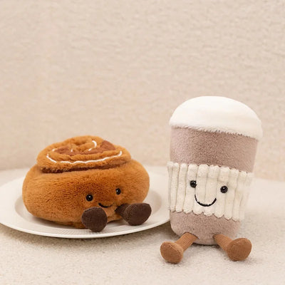 2025 Kawaii Jellycat afternoon tea series plush toy doll cartoon anime cute children's birthday gift fun doll