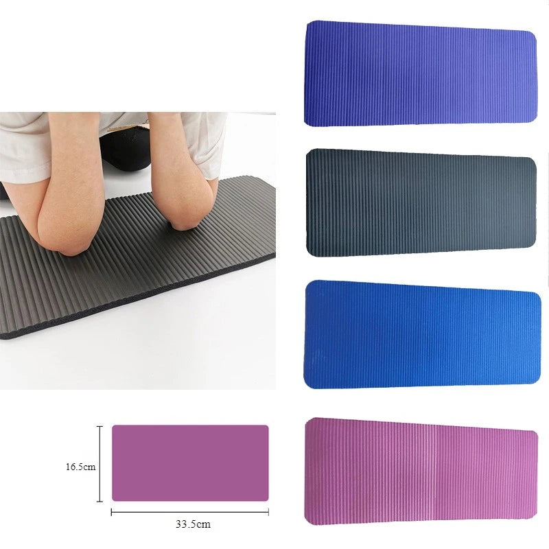 Yoga Mat Non-slip Sports TPE Fitness Mat 33cm Length Comfortable Rubber Mat Suitable for Sports Yoga and Pilates Gymnastics