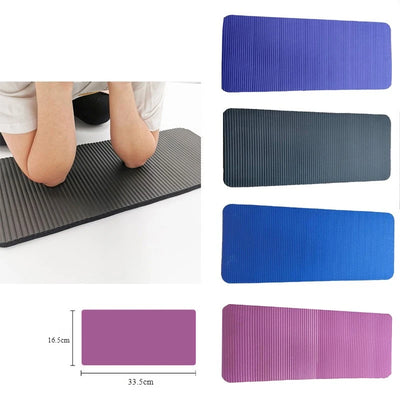 Yoga Mat Non-slip Sports TPE Fitness Mat 33cm Length Comfortable Rubber Mat Suitable for Sports Yoga and Pilates Gymnastics