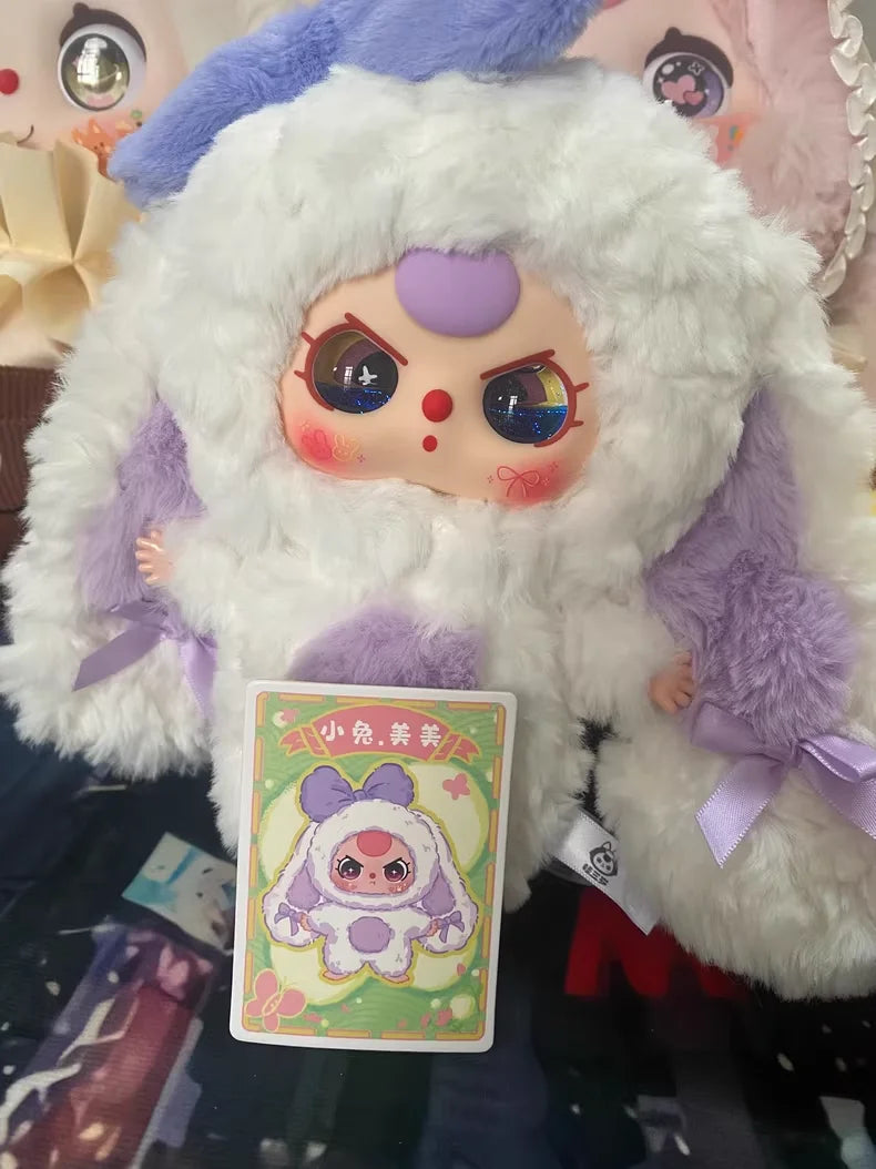 Genuine 2025 In Stock Blind Box Toy Baby Three Second-Generation Macaron Little Rabbit V2 Cute Pendant Ornaments Toys Girl Gifts