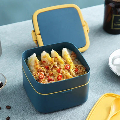 Kitchen Microwave Heating Portable Lunch Box Household Refrigerator Crisper Fruit Lunch Box Essential For Office Staff