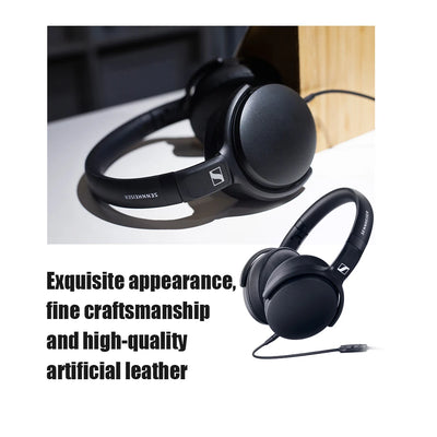 Sennheiser HD 400S Wired Professional Studio Headphones With Microphone Over Ear HiFi Monitor Music Headset Earphone