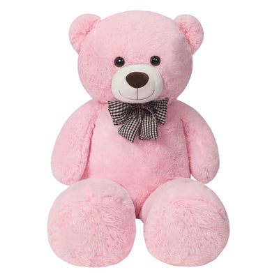 30cm Giant Teddy Bear with Bow - Soft Plush Cushion Pillow