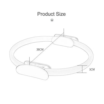 Pilates Magic Circle - Resistance Ring for Core & Full Body Workout
