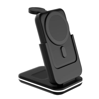 Portable 5000mAh Power Bank 3 in 1 Wireless Charging Station for iPhone & iWatch & Galaxy Watch for  Phones Airpods