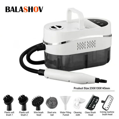 Steam Cleaner High Temperature Household Sterilization for Air Conditioner,Sofa,Kitchen Hood Car Handheld Steam Cleaner EU Plug