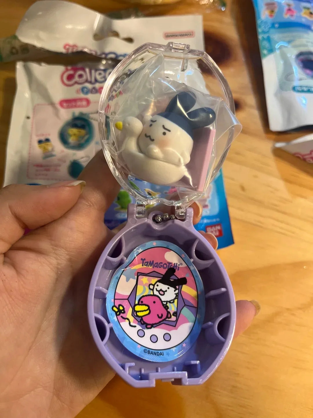 Bandai Tamagotchi Spare Time Series2  Pooptime Pendant  Bean Mr.Koigari Doll Box Toy Collectible Anime Game Figurine