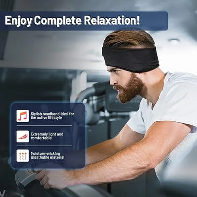 Fone Bluetooth Earphones Sports Sleeping Headband Elastic Wireless Headphones Music Eye Mask Wireless Bluetooth Headset Headband
