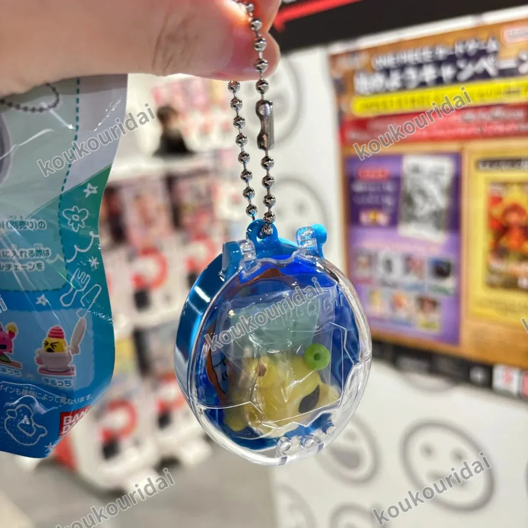 Bandai Tamagotchi Spare Time Series2  Pooptime Pendant  Bean Mr.Koigari Doll Box Toy Collectible Anime Game Figurine