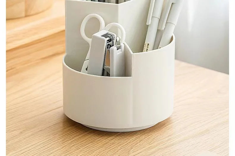 1PC Organize Your Desk With This 360°Rotating Pencil Case