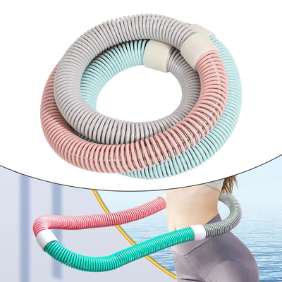 Weighted Fitness Hoop for Adults - Smart Hula Hoop for Core Workout