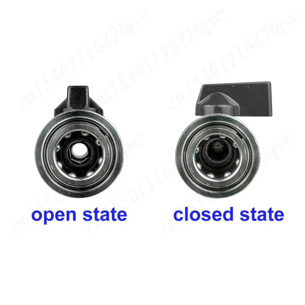 High Pressure Washer Ball Valve Kit with 3/8 Or 1/4 Inch Quick Connect Plug Power Washer Hose Control 4500 PSI Water Flow Switch