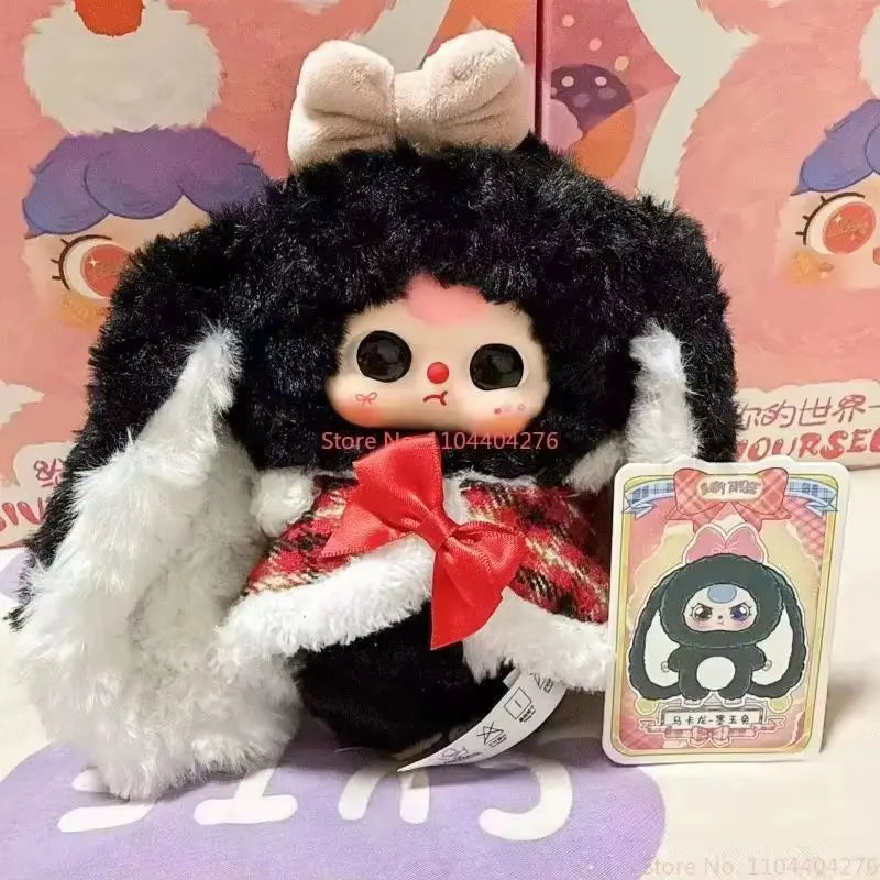Genuine 2025 In Stock Blind Box Toy Baby Three Second-Generation Macaron Little Rabbit V2 Cute Pendant Ornaments Toys Girl Gifts