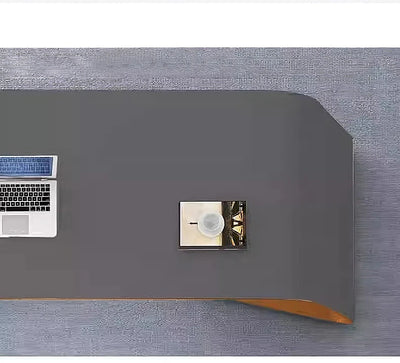 Modern Technology Boss Desk Lacquer Panel Piano Office Furniture Modular President Desk for Business  Luxury Office Furniture  b