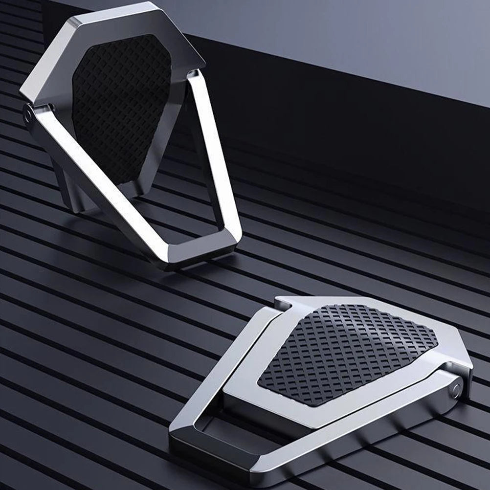 4 Pcs Laptop Cooling Pad Laptop Stand Adhesive Foldable Notebook Foot Pad Aluminum Alloy Laptop Support Stand Keyboard Riser