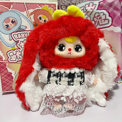 Genuine 2025 In Stock Blind Box Toy Baby Three Second-Generation Macaron Little Rabbit V2 Cute Pendant Ornaments Toys Girl Gifts