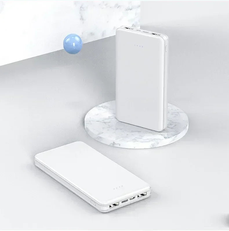 New Portable Power Bank 20000mAh Ultra Large Capacity 10W Super Fast Charger Dual Output Dual Input Design External Battery Pack