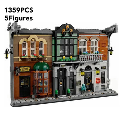 NEW 2025 Creative Book Stand Building Blocks Set Bricks Model Desktop Decor for Kids Toys Puzzle Toy Nostalgia Holiday Gifts
