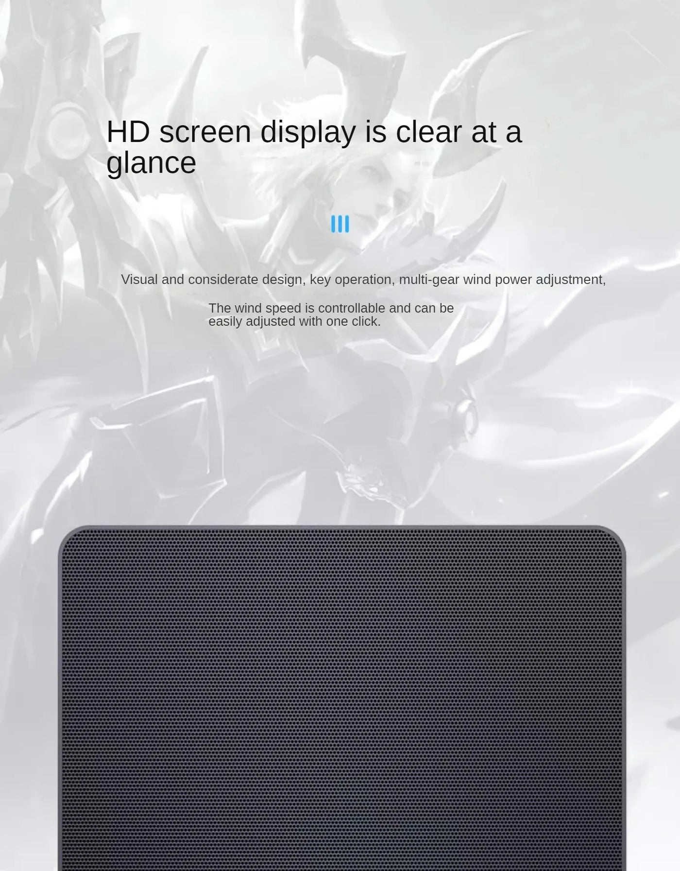 12-17 Inch Laptop Cooling Pad - 6 Quiet Fans Portable Air Cooler for Notebook Gaming with Stable Stand USB