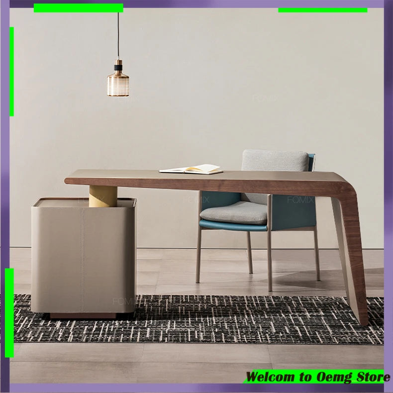 Stylish Ergonomic Office Desk Spacious Standing Table European Design Perfect Productivity Comfort Escritorio Home Decoration
