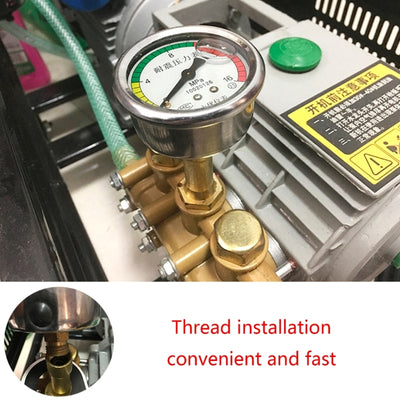 Pressure Washer Gauge with M14 Quick Connect Pressure Gauge for High Pressure Washer Car Wash- Machine Pump