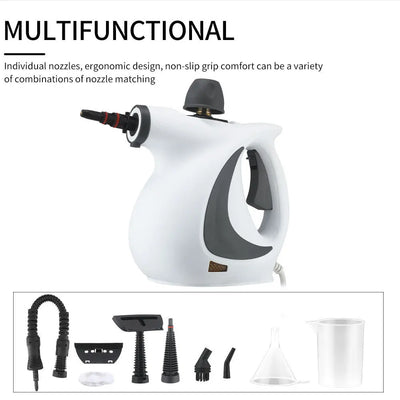 High-Pressure Steam Cleaner for Kitchen & Air Conditioner | 1050W Oil & Grease Removal, Disinfection, Home Use