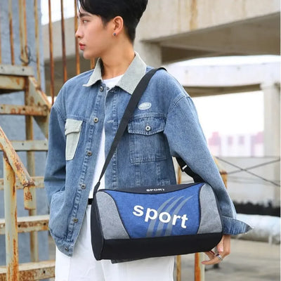 Women's & Men's Gym Bag Unisex Outdoor Crossbody Shoulder Backpack Personalized Duffel Overnight Travel Yoga Sports Bag