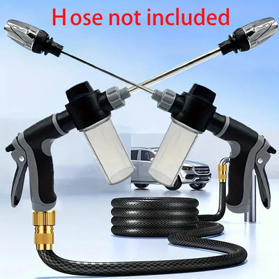 2in1 Dual Hose Pressure Washer Kit Portable High Pressure Water Blaster for Car Home Outdoor Cleaning Vehicles Tires Windows