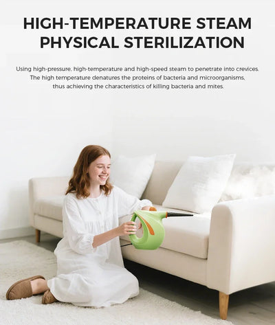 NEW Pressurized Handheld Steam Cleaner for Home, Portable Multi-purpose Deep Multi-surface Cleaning Steamer Machine