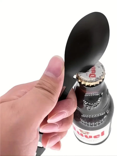 Multi Function tableware spoon multi tool can opener flatware Portable bottle cutlery multitool camp utensil fork Spork stainles