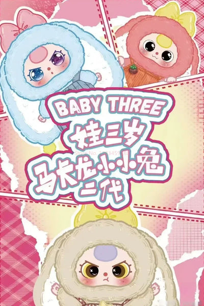 Genuine 2025 In Stock Blind Box Toy Baby Three Second-Generation Macaron Little Rabbit V2 Cute Pendant Ornaments Toys Girl Gifts