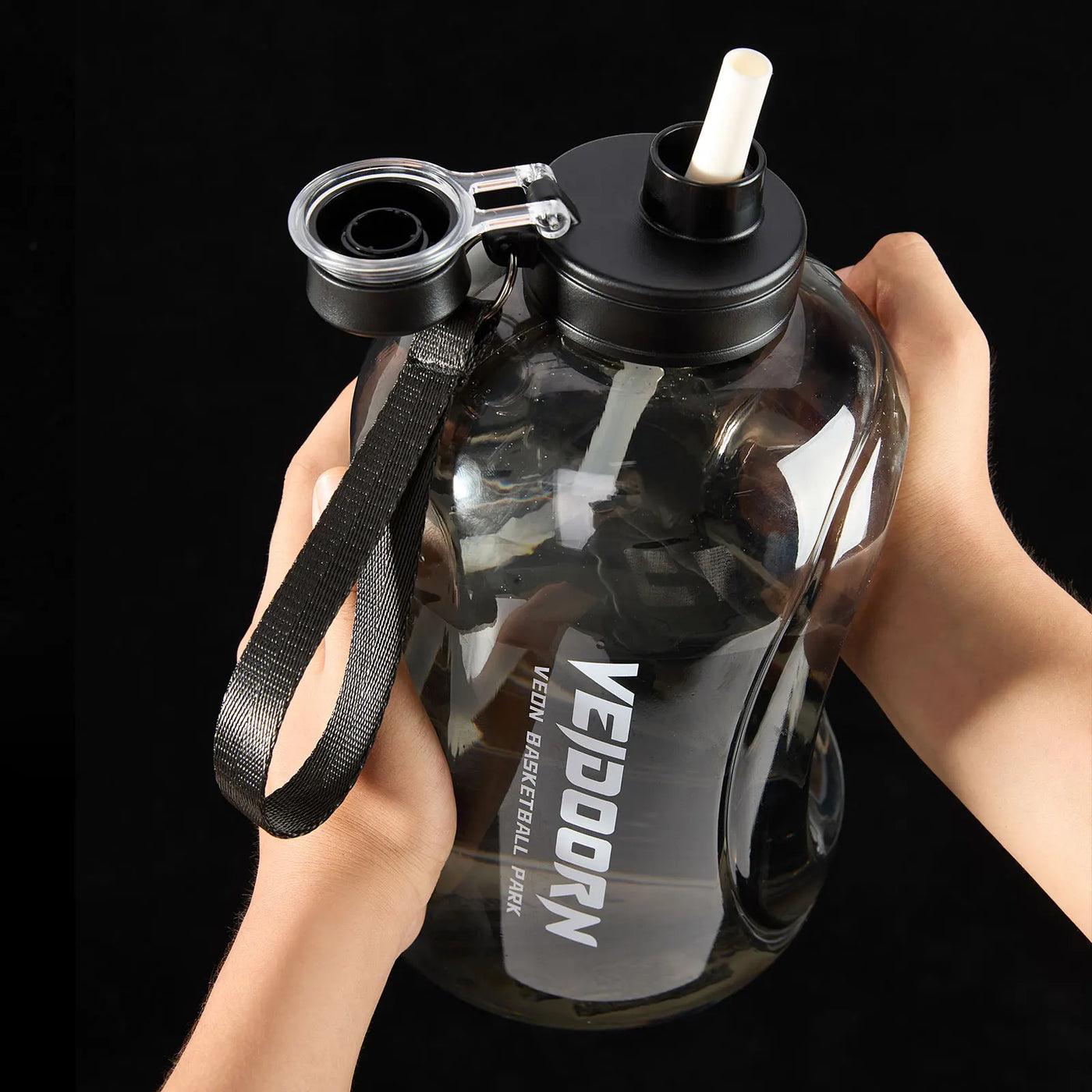 2.8L Big Capacity Gym Outdoor Water Bottles for Men Women Healthy Sport Bottles with Handle