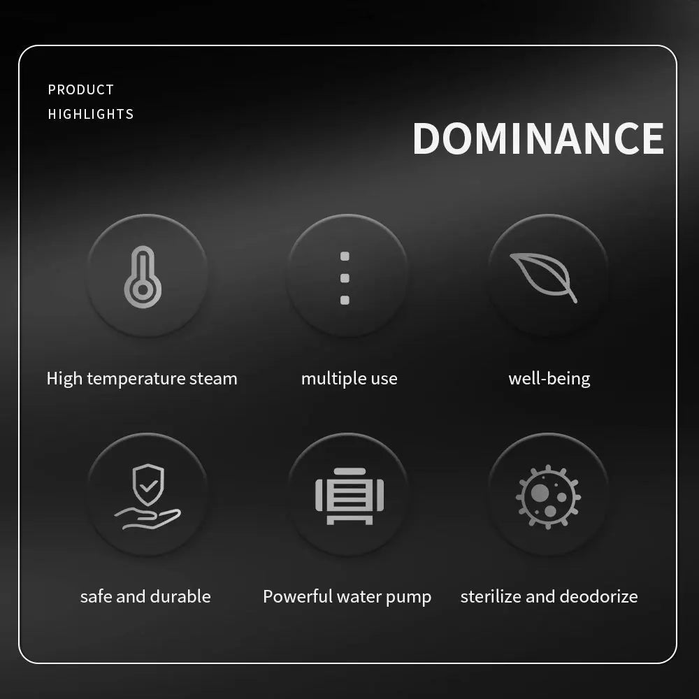 High-Pressure Steam Cleaner for Kitchen & Air Conditioner | 1050W Oil & Grease Removal, Disinfection, Home Use