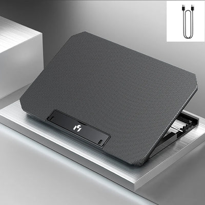 Laptop Cooler For Macbook Air Pro Dell 13-17 inch Gaming Notebook Cooling Pad Aluminum Alloy Heat Sink Fan Laptop Stand Radiator