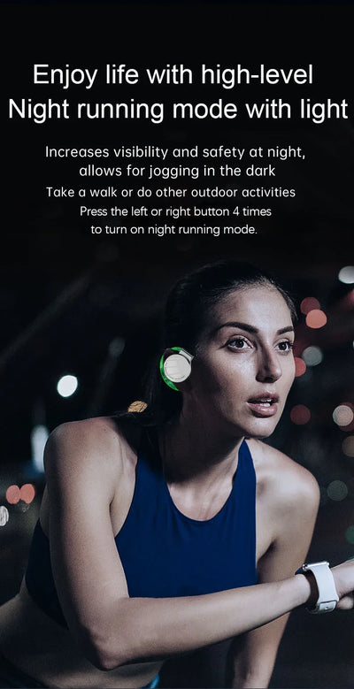 Open Ear Headphones TWS Noise Cancelling Headphones Bluetooth Earpiece Bluetooth Headset Runnning Headphones Workout Headphones
